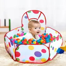 120*120 см складные милые детские игровые игрушки палатка океан мяч бассейн с корзиной детский уличный домик играть в хижину шары для пула игрушки яма