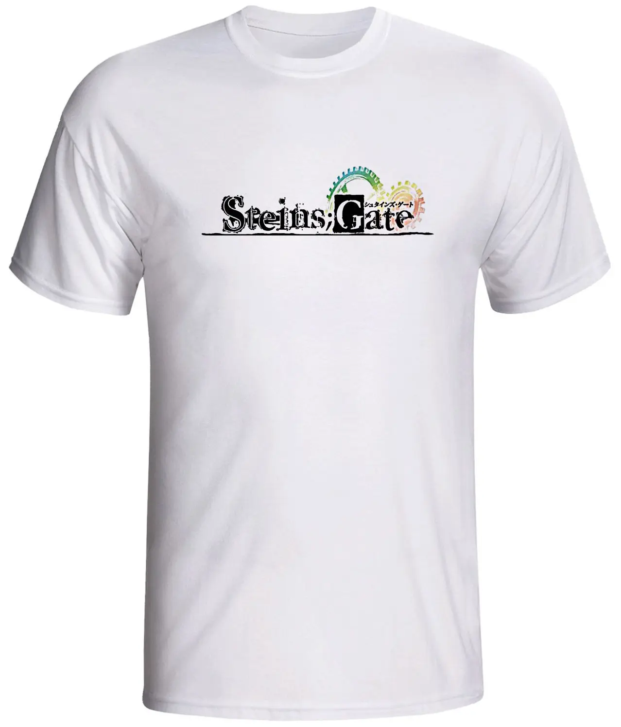 High Quality Casual Printing Tee Steins Gate Shirt Anime Show Summer T-shirt |