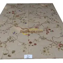 wool french aubusson rug Antique Style Neo Classical Living Room Pattern Rectangle Gobelin y