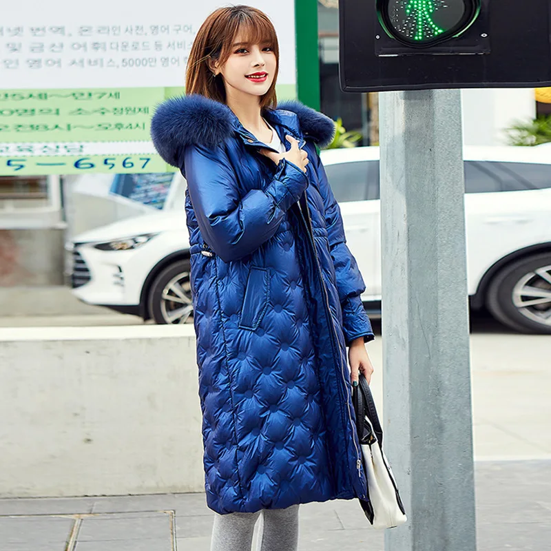 Женская куртка на белом утином пуху женская одежда 2020 зимнее пальто