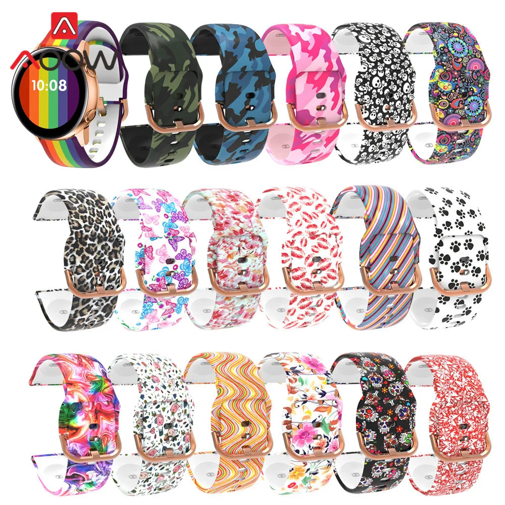 Band-Strap Watchband Correa Active Gear Sport Amazfit Gts Silicone Samsung 20mm 42mm