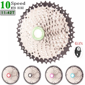 

SMLLOW MTB cassette freewheel 10 speed 11-42T sprockets mountain bike bicycle freewheel cog 42T cdg xg Ultralight 527g