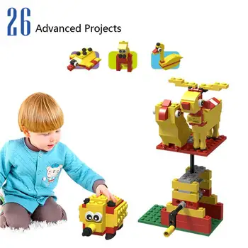 

HOT Animal Zoo Plastic Kids Boys Plastic DIY Mini Brick Particle Block Game Toys Educational Building Blocks Toys Best Gift