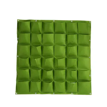 

18/25/36 Pocket Planting Bags Vertical Hanging Wall Plant Growth Bag Yard Garden Decoration Tools 100*50cm/100*100cm/100*100cm