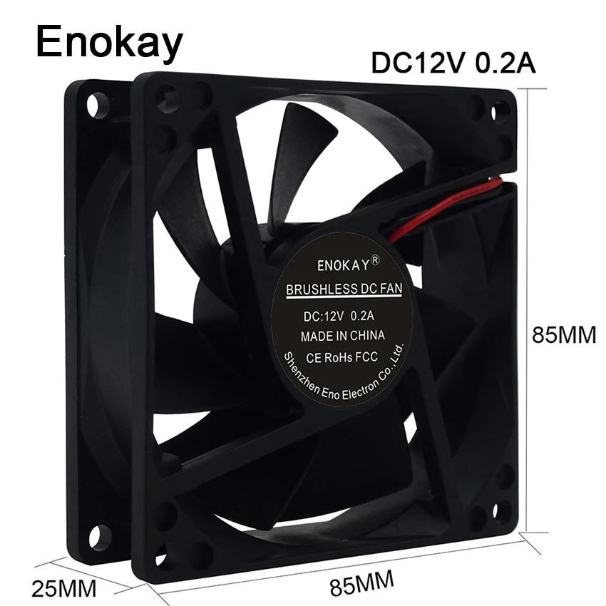 

Wholesale 5pcs/lot 80mm 8025 8cm Silent DC 12V 24V Pc Computer Fan Axial Fan