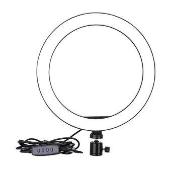 

Selfie Ring Light Portable Rechargeable Phone Selfie Fill Light for Live Stream and Makeup with Holder