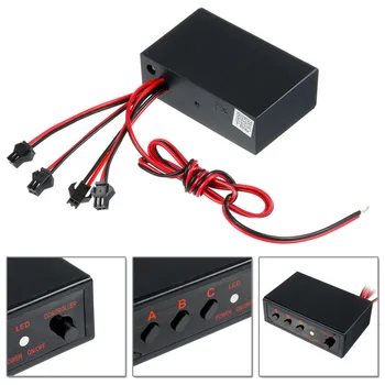 

3 Flashing Modes Controller Box Decor 1pc 8 Ways LED Flash Light Flasher