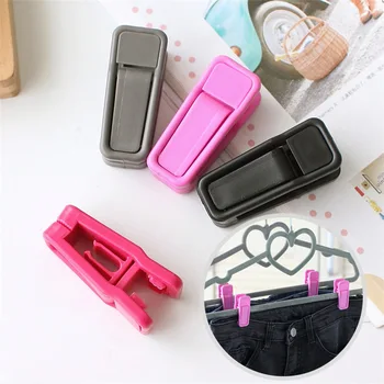 

20PCS Clothes Pegs Plastic Clothespins Underwear Socks Drying Hanging Photos sock clips for laundry Windproof pants clip 5*2cm