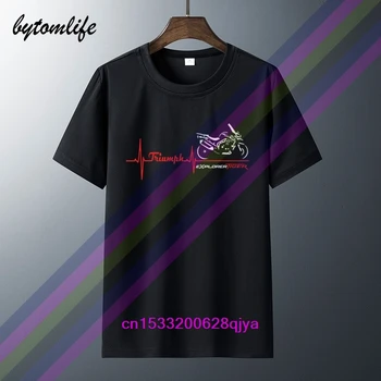 

Maglia Per Moto Triumph Tiger Explorer Battito Cuore T Shirt Mens Fashion Tee Shirt Tops
