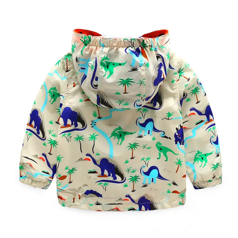 

Baby Spring Clothing Coat 2019 New Windcheater 1-2-3-Year-Old Infant Spring And Autumn Childrenswear BOY'S Cartoon Raincoat Jack