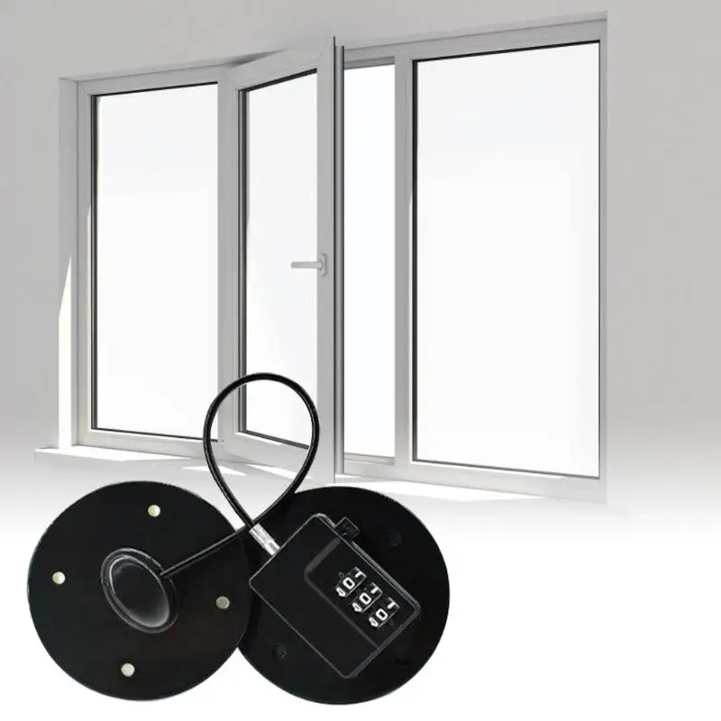 

Window Security Key Lock Sliding Doors Windows Restrictor Child Safety Anti-theft Door Stopper Household Improvement Hardware