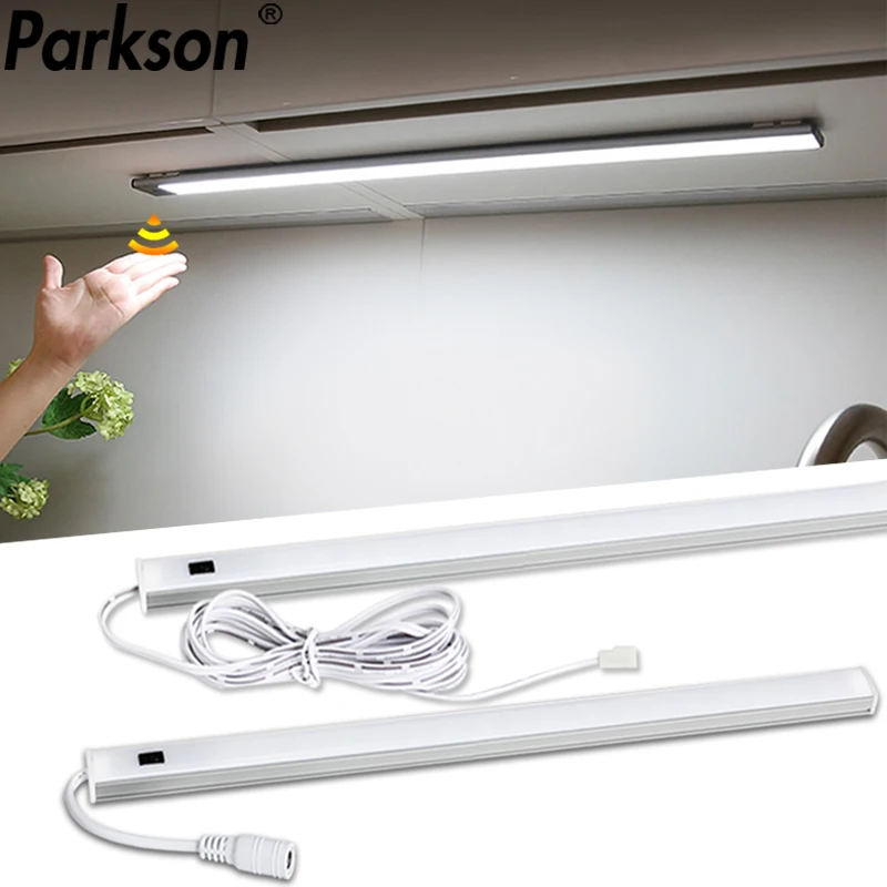 

LED Under Cabinet Light Hand Sweep Switch Under Cabinet led lights for kitchen 5W/6W/7W Sensor Lamp Wardrobe LED Night Lights