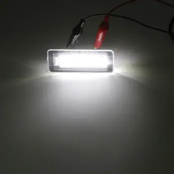 

2x 18 SMD LED License Plate Number Light Lamp Error Free For Benz Smart Fortwo Coupe Convertible 450 451 W450 W453