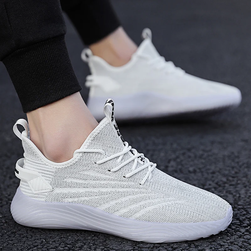 

2020 spring and autumn new breathable casual sports shoes men's shoes fashion tide white shoes vulcanized shoes