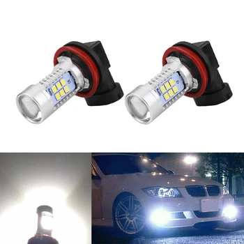 

2x H11 H8 LED Fog Light Bulbs HB4 9006 Car LED Running Lights Auto Driving Lamp 12V 6000K White