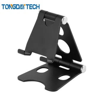 

Tongdaytech Mobile Phone Holder Foldable Desk Stand Aluminium Telefon Tutucu Suporte Para Celular For Iphone Tablet Smartphone