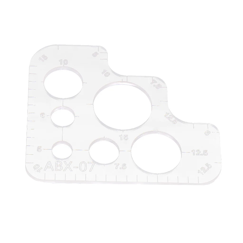 Acrylic Leather Corner And Circle Cutting Template Guide Tool Accesories