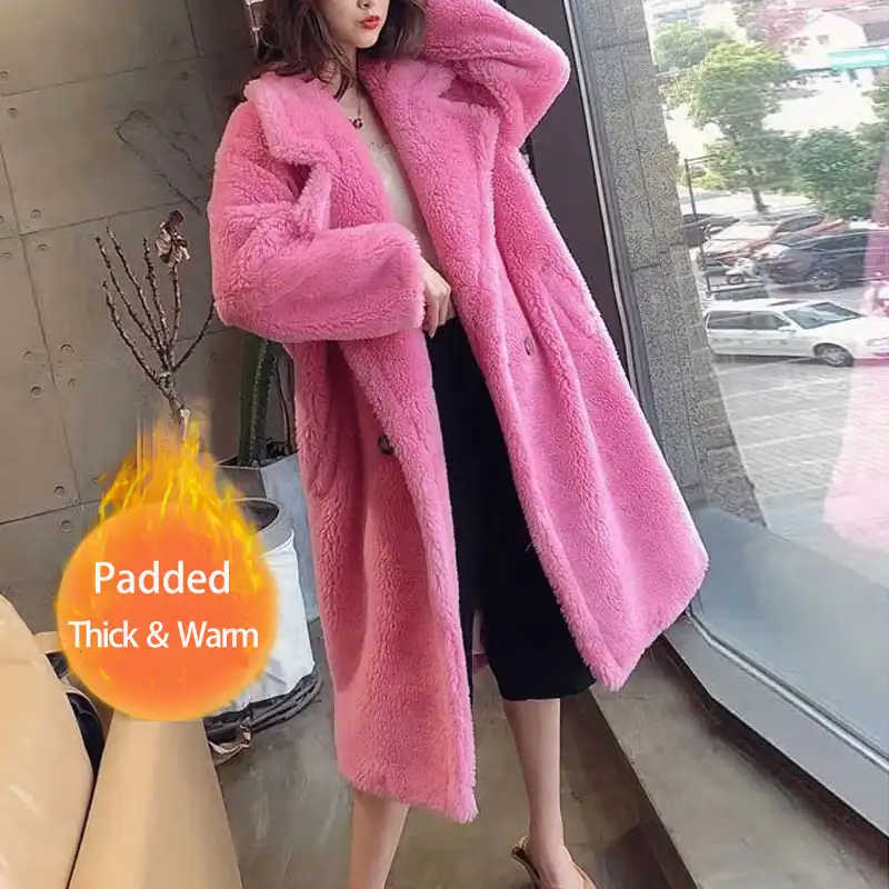 teddy bear coat long
