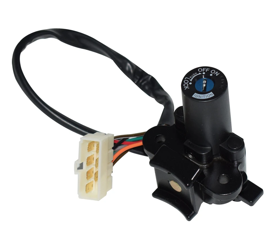 para Kawasaki Ninja Interruptor de Ignição da Motocicleta Tampa do Tanque de Gás Combustível com 2 Kit Montagem Chaves 250r Ex250j 300 Ex300 2008-2020 Mod. 115215 8 2008-2015 kit interruptor de ignição da motocicleta