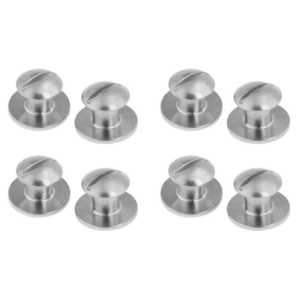 Perfeclan 8pcs Tech Scuba Diving Diver BCD Backplate Book Screws Accessories