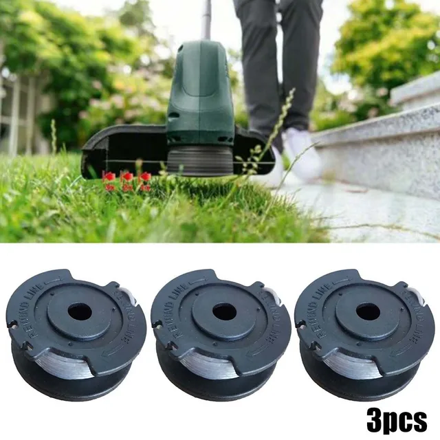 2 Bobinas De Repuesto Para Recortadora Bosch EasyGrassCut - Hilo De Corte, Compatible Con Modelos 18, 23, 26