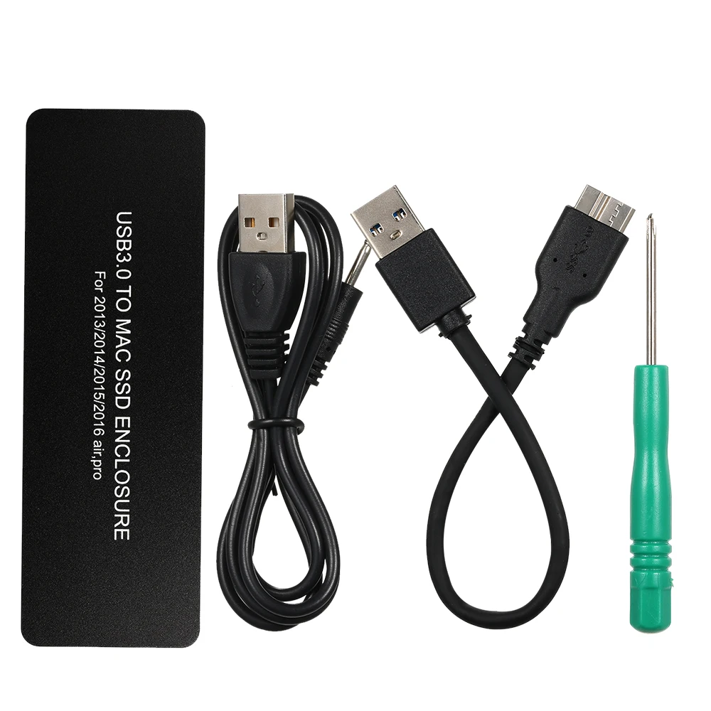 USB 3 0 к SSD адаптеру с чехлом ридер корпус для Macbook (2013 2014 2015 2016) Air Pro Retina|Компьютерные