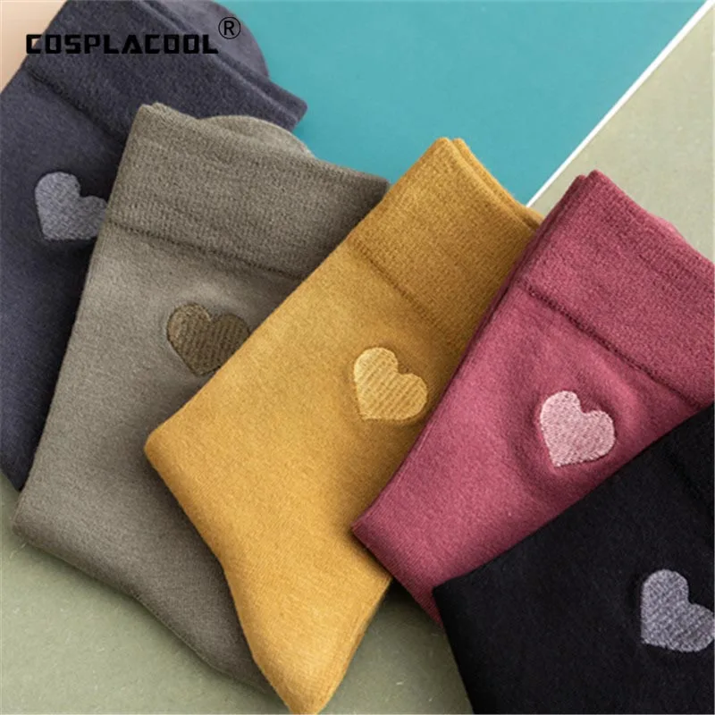 

Harajuku Japanese Gold Silver Silk Heart Socks Creative Love Crew Shiny Socks Women Divertidos College Style Skarpetki Sokken