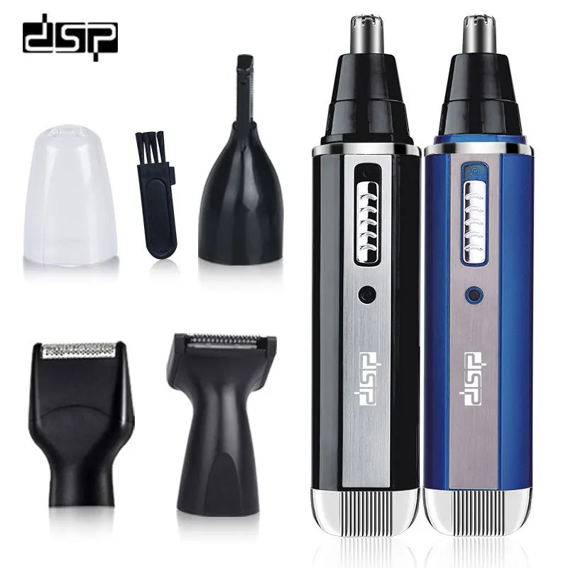 

Rechargeable Nose Hair Trimmer Men Mini Shaver Four-in-One Mane Eye-brow Shaper USB Charging