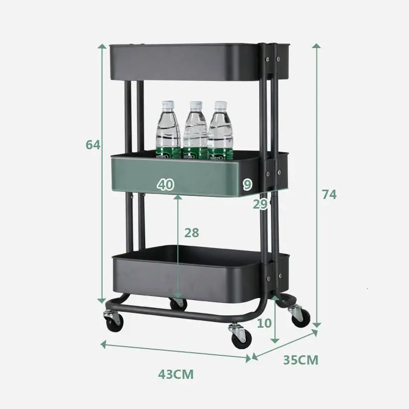 Number 6 Полка Estanteria Etagere Range Utensilio De Cozinha губка держатель домашняя кухонная для хранения Органайзер с колесами - Цвет: Number 6