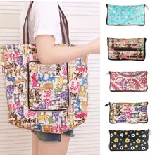 Сумка-Оксфорд для покупок, Женская многоразовая сумка-тоут, складная сумка-шоппер, модный органайзер для путешествий, сумки через плечо