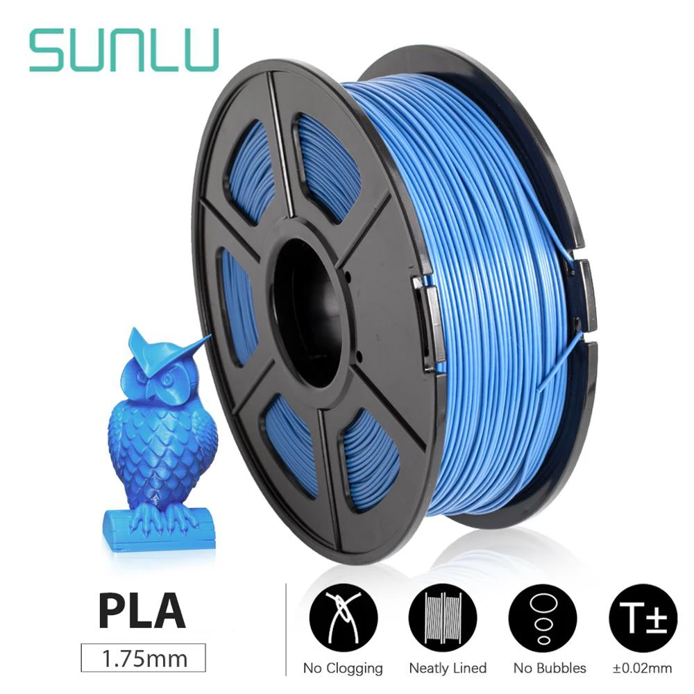 3D принтер SUNLU 1 75 мм PLA/PLA PLUS кг нить с полным цветом для лучшего подарка на день