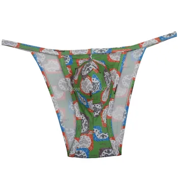 

Sexy Men's String Side Bulge Pouch Brazilian Brief Thongs Mens Bikini Briefs Thong Bikini Men Gay Underwear