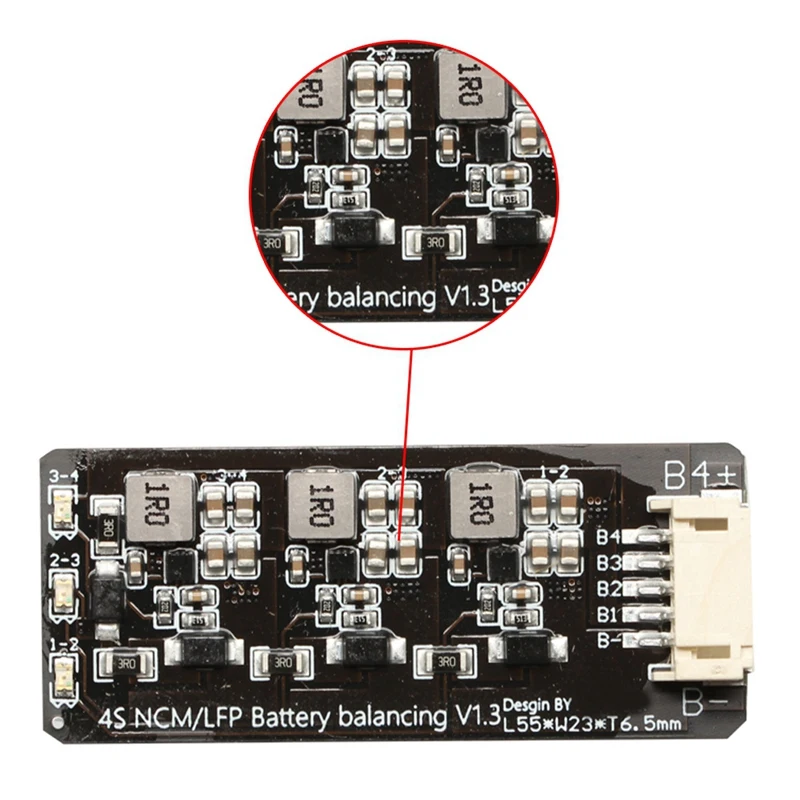 4X 4S Li-Ion Lipo Lifepo4 LFP Battery Active Equalizer Balancer BMS 1.2A Balance Energy Transfer Board