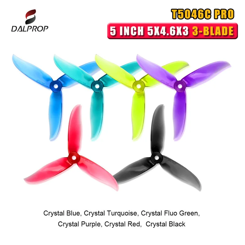 24 шт./12 шт. Dalprop Cyclone T5046C Pro 5 дюймов 5046 5x4 6x3 CW CCW 3-лопастный Пропеллер для