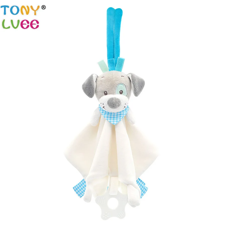 Baby toys baby comfort towel baby lathe hanging teether comfort toy super soft towel Newborn Rattles Toys baby birth month plush