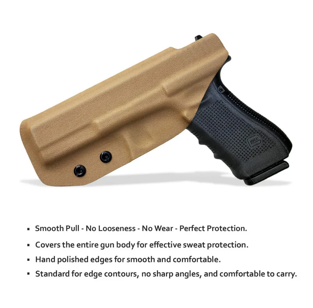 PoLe. Craft IWB KYDEX кобура ручной работы на заказ подходит для: Glock 17 22 31 кобура для пистолета Внутри Скрытого Ношения чехол для пистолета