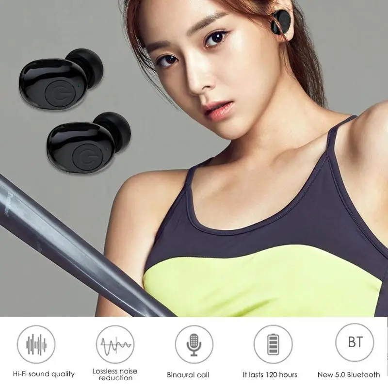 HBQ F9 Bluetooth 5 0 наушники беспроводные умные сенсорные мини стерео с зарядкой