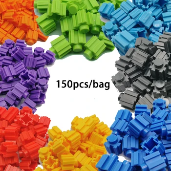 

DOLLRYGA Big Bricks Parts DIY Bulk Building Blocks Compatible logoing Duplo Little Man Toys Birthday Gift Mixed Colors 88pcs