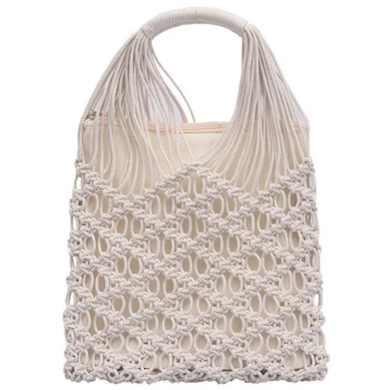 

ABDB-New Straw Bag Seaside Holiday Woven Bag Portable Beach Bag Diagonal Package