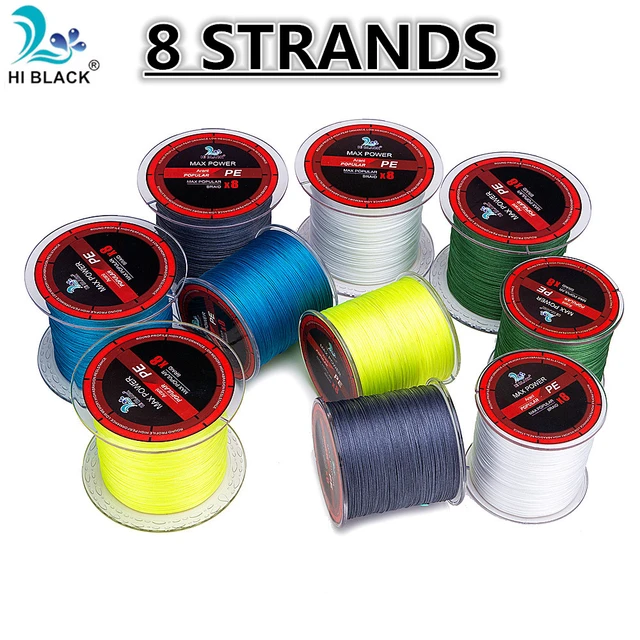 300M 500M 1000M 8 Strands 4 Strands 16LB-120LB Braided Fishing Line PE  Multifilament Fishing Line