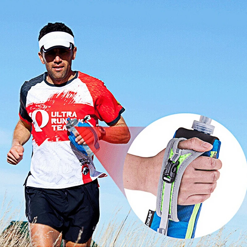Running Hand-held Water Bottle Kettle Holder Wrist Storage Bag Hydration Pack Hydra Fuel Soft Flask Marathon Race