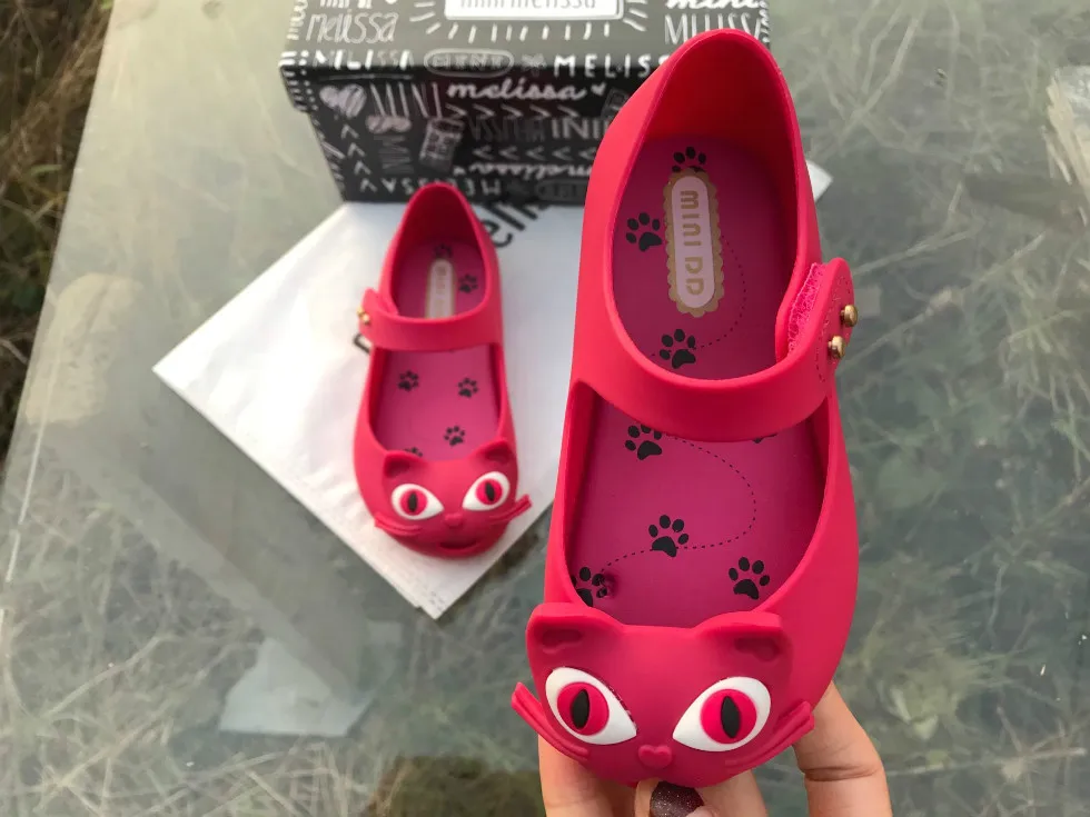 Toddler Cat Shoes Jelly Shoes Kids Girls Cat Shoes Cat, 48 OFF