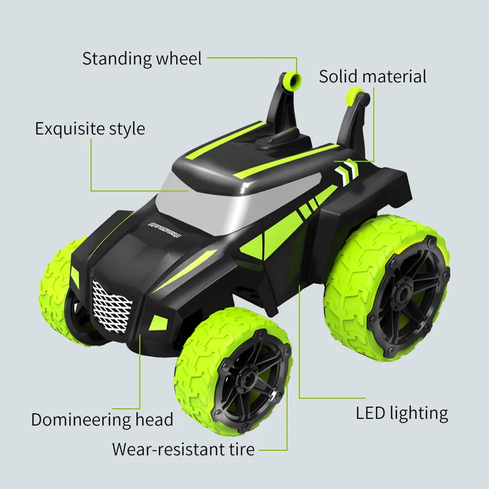 GOOLRC Радиоуправляемый трюковый автомобиль 2,4 Ghz 3D вращающийся дрейф трюк автомобиль скалолазание Дрифт деформационный автомобиль Детский робот Электрический мальчик игрушки для детей
