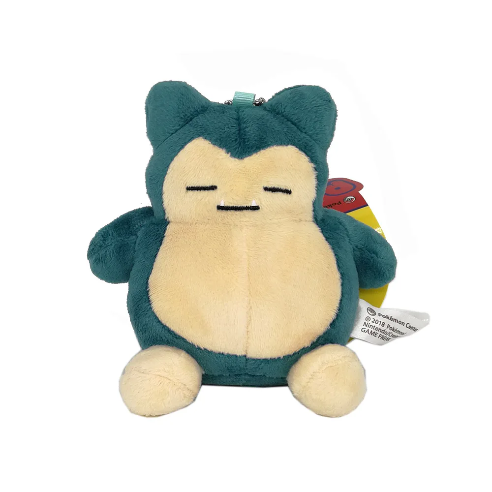 Новинка, 10 шт., Ditto Metamon Charmander Squirtle Snorlax Pikchu Eevee Espeon flarion Jolteon Sylveon Umbreon Vaporeon, плюшевая кукла - Цвет: Q Snorlax 10cm