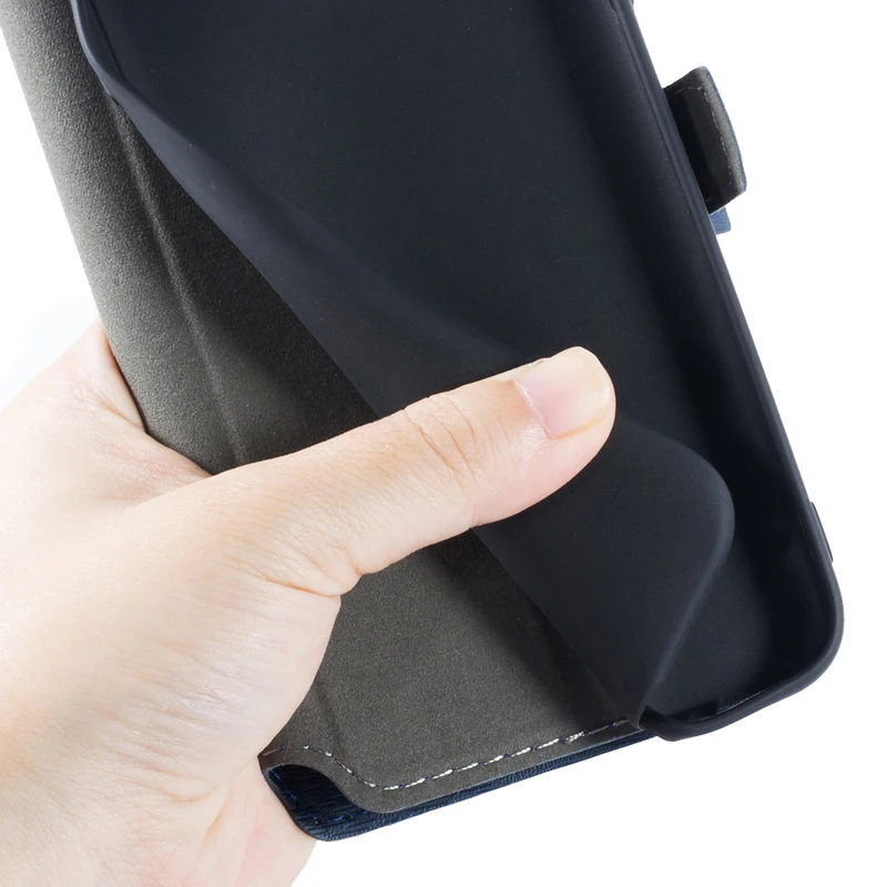 PU Leather Phone Case For Xiaomi Redmi Note 8T Flip Case For Redmi Note 8T View Window Book Case Soft TPU Silicone Back Cover