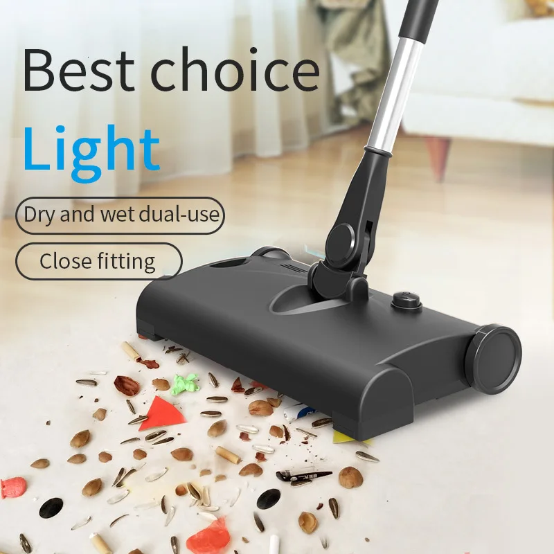 Household Push Sweeper Vacuum Cleaner Wireless Electric Mop