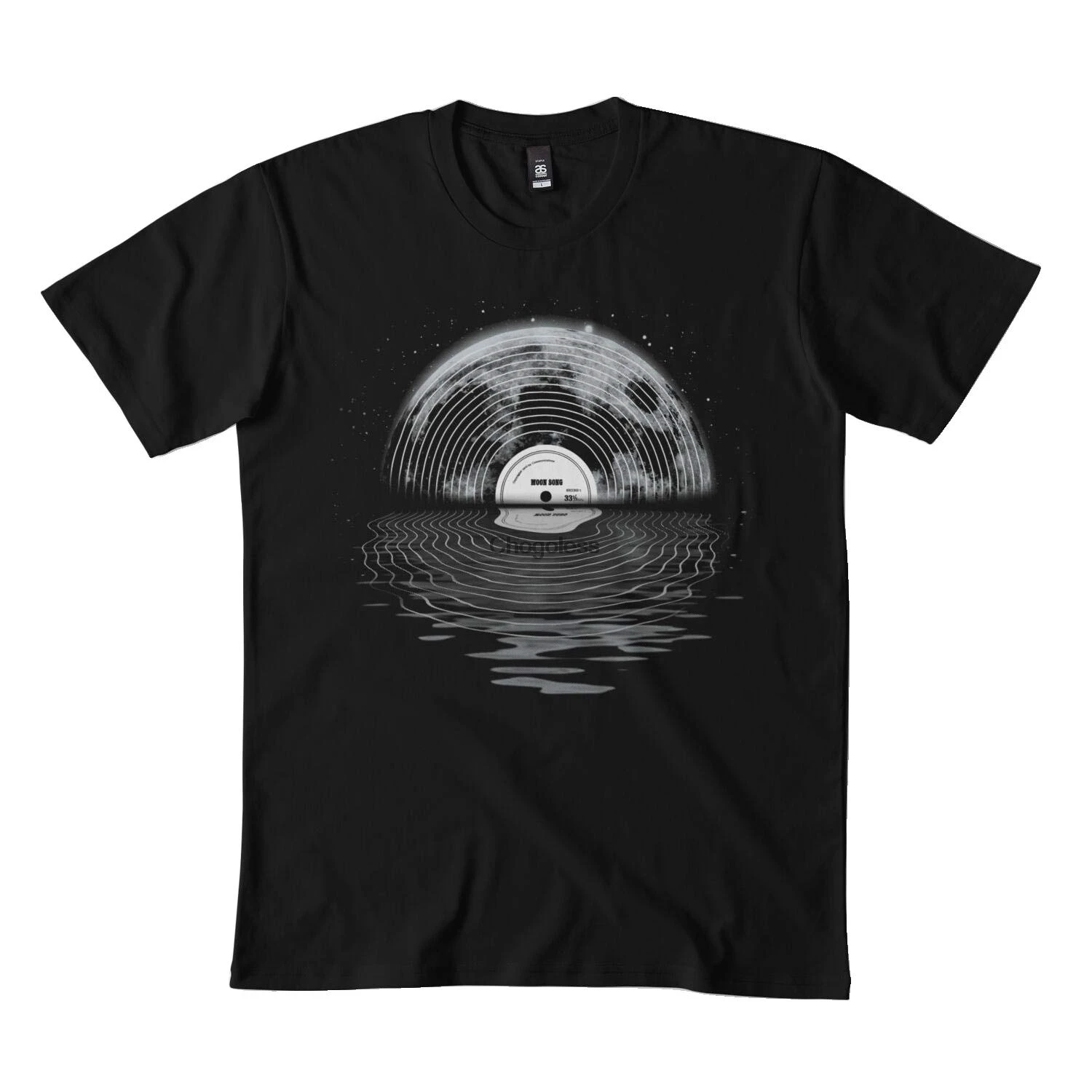 Футболка DMNTeestore Moon Song для мужчин и женщин Мужская черная футболка DMN | одежда