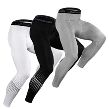 Мужские трико для бега спортивные Леггинсы эластичные футбольные Легинсы Hombre спортзал фитнес бег спортивные компрессионные штаны для йоги