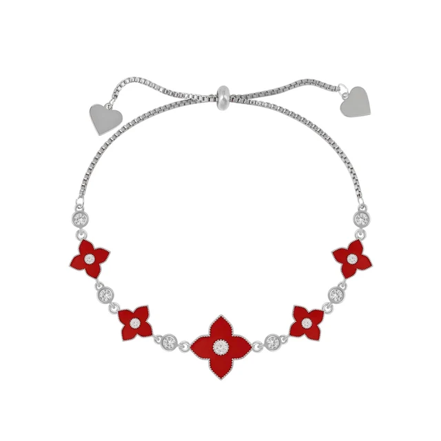 OYB new Korean style four-leaf clover zircon bracelet ladies fashion classic bracelet four-leaf flower jewelry number 14