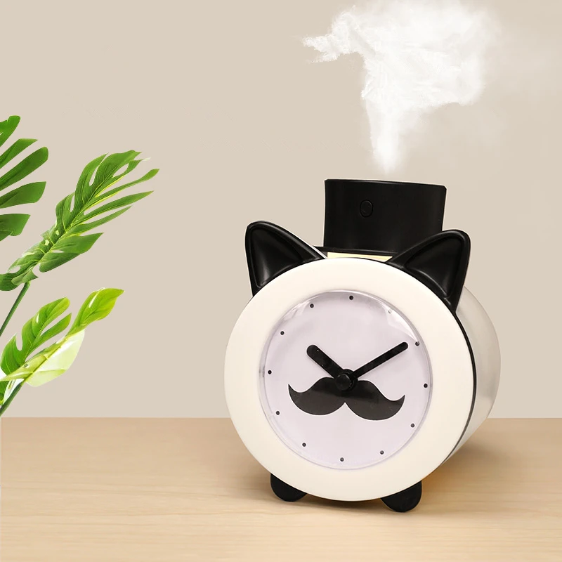 

420ML Aromatherapy Essential Oil Diffuser Creative Time USB Air Humidifier with LED Night Light For Home Office